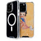 Betty Boop With Puppy Orange Background iPhone 14 Pro Max MagSafe Case