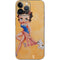 Betty Boop With Puppy Orange Background iPhone 14 Pro Max Skin