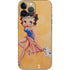 Betty Boop With Puppy Orange Background iPhone 14 Pro Max Skin