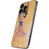 Betty Boop With Puppy Orange Background iPhone 14 Pro Max Skin