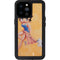 Betty Boop With Puppy Orange Background iPhone 14 Pro Max Waterproof Case