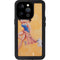 Betty Boop With Puppy Orange Background iPhone 14 Pro Waterproof Case