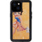 Betty Boop With Puppy Orange Background iPhone 15 Waterproof Case