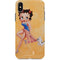 Betty Boop With Puppy Orange Background iPhone 8 Pro Case