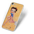 Betty Boop With Puppy Orange Background iPhone 8 Skin