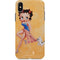 Betty Boop With Puppy Orange Background iPhone X Pro Case