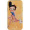 Betty Boop With Puppy Orange Background iPhone XR Pro Case