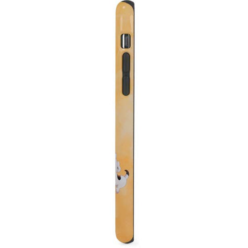 Betty Boop With Puppy Orange Background iPhone XR Pro Case