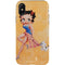 Betty Boop With Puppy Orange Background iPhone XS Pro Case