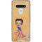 Betty Boop With Puppy Orange Background LG Stylo 6 Clear Case
