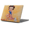 Betty Boop With Puppy Orange Background Apple MacBook Pro 13-inch Skin