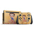 Betty Boop With Puppy Orange Background Nintendo Switch Bundle Skin
