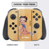 Betty Boop With Puppy Orange Background Nintendo Switch Bundle Skin
