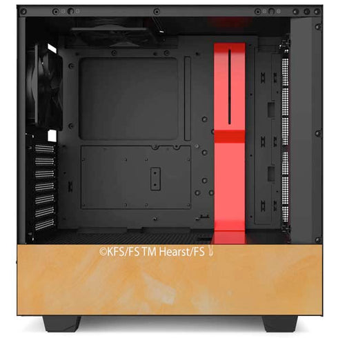 Betty Boop With Puppy Orange Background NZXT H510 Compact ATX Mid-Tower Case Skin