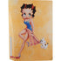 Betty Boop With Puppy Orange Background PS5 Bundle Skin