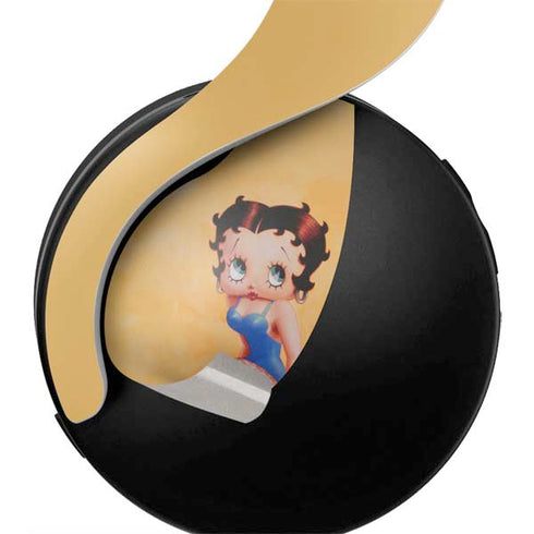 Betty Boop With Puppy Orange Background PULSE 3D Wireless Headset for PS5 Skin