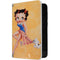 Betty Boop With Puppy Orange Background Surface Duo Skin