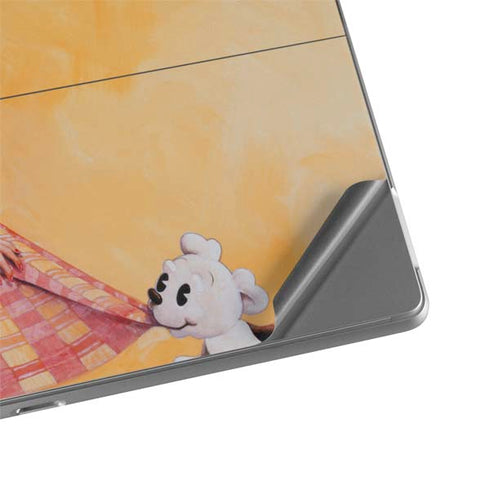 Betty Boop With Puppy Orange Background Surface Pro 8 Skin