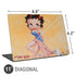 Betty Boop With Puppy Orange Background Universal Laptop 11in (8.8 x 6.2in) Skin
