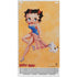 Betty Boop With Puppy Orange Background Xbox Series S Skins