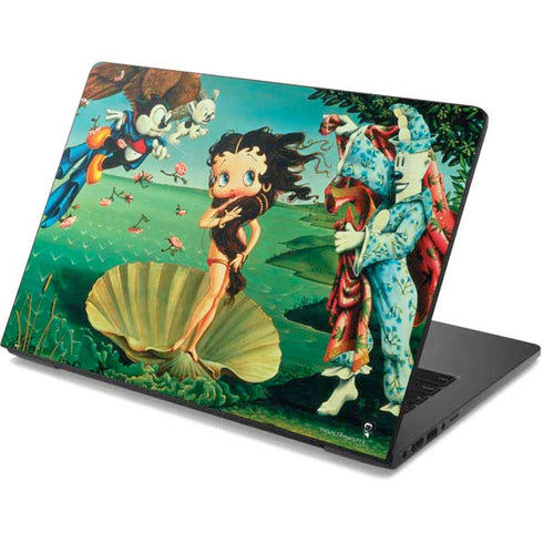 Betty Boop At Sea Dell Chromebook Skin