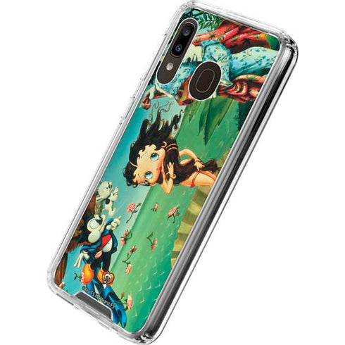 Betty Boop At Sea Galaxy A30 Clear Case