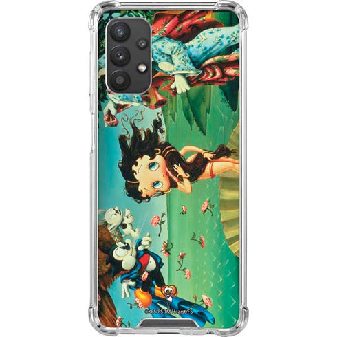 Betty Boop At Sea Galaxy A32 5G Clear Case