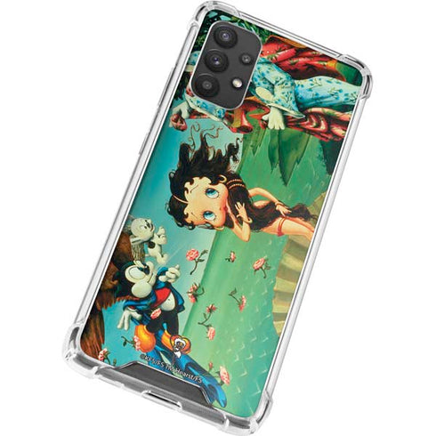Betty Boop At Sea Galaxy A32 5G Clear Case