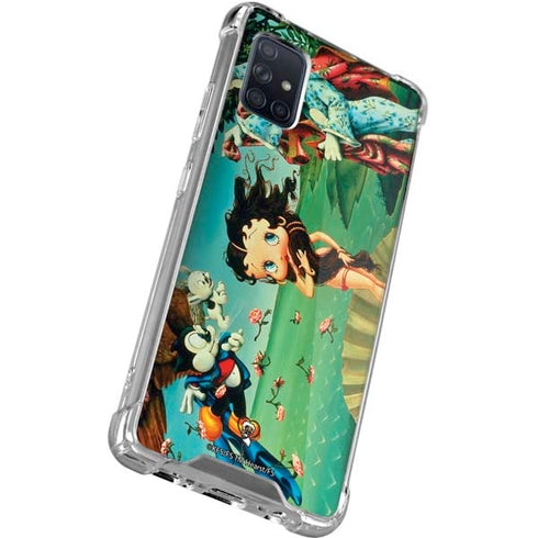 Betty Boop At Sea Galaxy A71 5G Clear Case