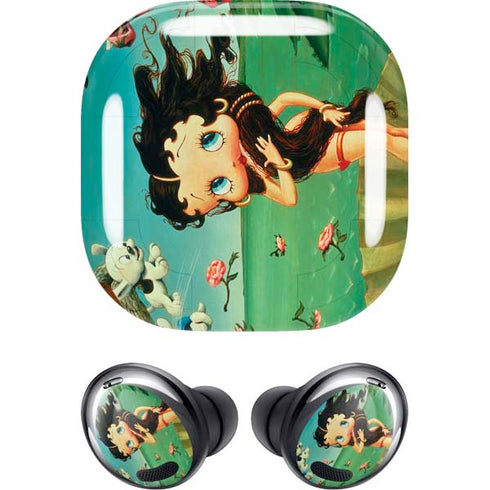 Betty Boop At Sea Galaxy Buds Pro Skin