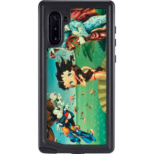 Betty Boop At Sea Galaxy Note 10 Waterproof Case