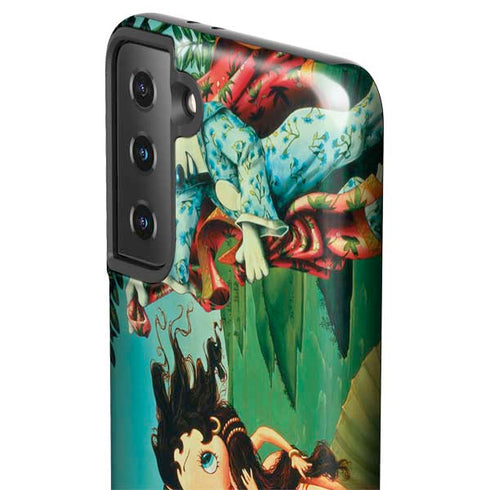 Betty Boop At Sea Galaxy S21 Plus 5G Pro Case