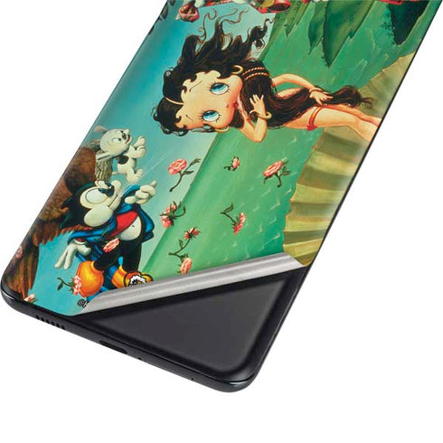 Betty Boop At Sea Galaxy S21 Plus 5G Skin