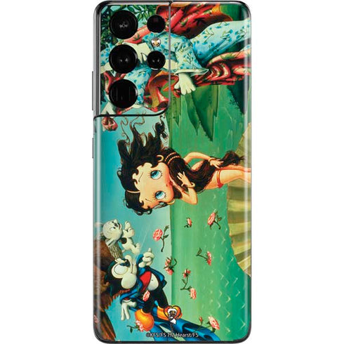 Betty Boop At Sea Galaxy S21 Ultra 5G Skin