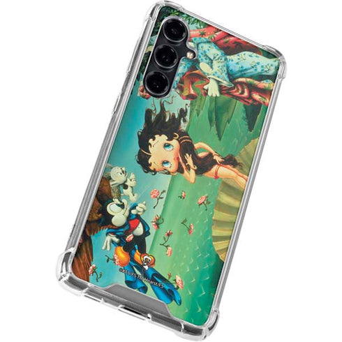 Betty Boop At Sea Galaxy S23 FE Clear Case