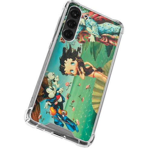Betty Boop At Sea Galaxy S23 Plus Clear Case