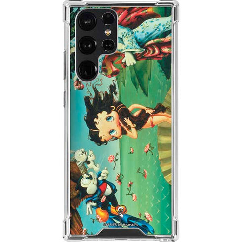 Betty Boop At Sea Galaxy S24 Ultra Clear Case