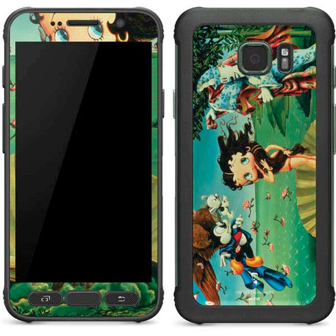Betty Boop At Sea Galaxy S7 Active Skin