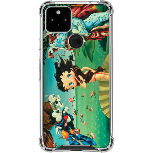 Betty Boop At Sea Google Pixel 5a 5G Clear Case