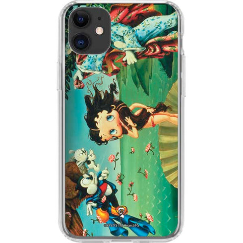 Betty Boop At Sea iPhone 11 Clear Case