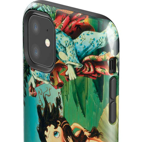 Betty Boop At Sea iPhone 11 Impact Case