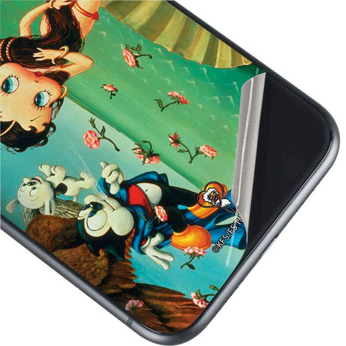 Betty Boop At Sea iPhone 11 Skin
