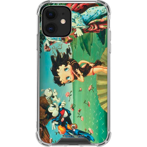 Betty Boop At Sea iPhone 12 Clear Case