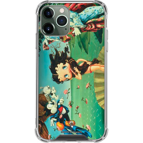 Betty Boop At Sea iPhone 12 Pro Max Clear Case