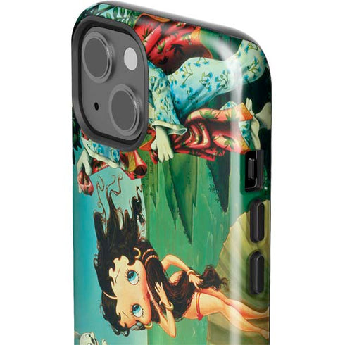 Betty Boop At Sea iPhone 14 Plus Impact Case