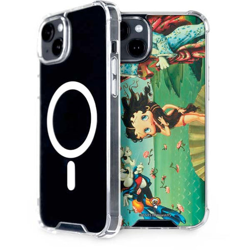 Betty Boop At Sea iPhone 15 Plus MagSafe Case