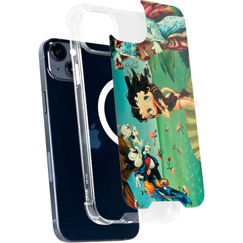 Betty Boop At Sea iPhone 15 Plus MagSafe Case