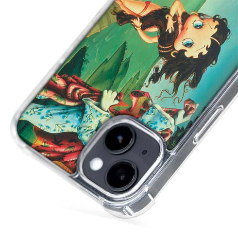 Betty Boop At Sea iPhone 15 Plus MagSafe Case