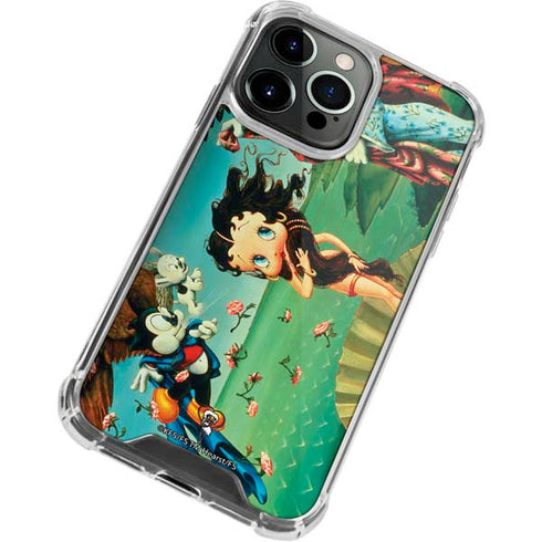 Betty Boop At Sea iPhone 15 Pro Clear Case