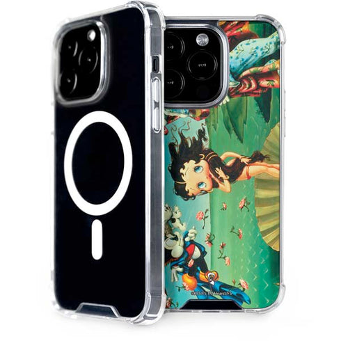 Betty Boop At Sea iPhone 14 Pro MagSafe Case